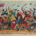 Quadrupeds; or the managers last kick. Last scene ..