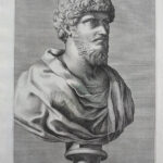 A male classical bust, H