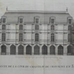 Face du coste de la cour du Chasteau de Chavigny en Touraine