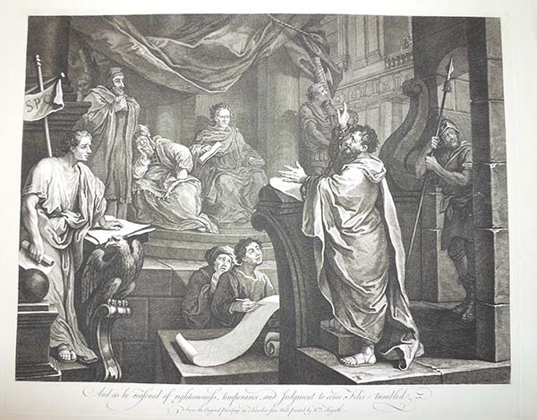 William Hogarth Prints - Paul before Felix