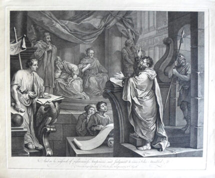 William Hogarth Prints - Sullivan’s Paul Before Felix