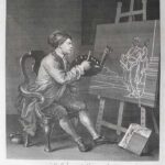William Hogarth Painting the Comic Muse