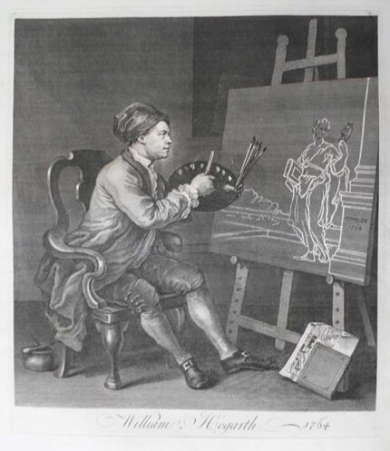 William Hogarth Painting the Comic Muse