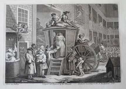 William Hogarth - The Stagecoach or Country Inn Yard