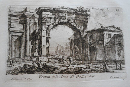 Veduta dell Arco di Gallieno - Giovanni Battista Piranesi Prints