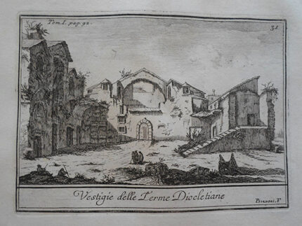 Vestigie delle Terme Diocletiane - Giovanni Battista Piranesi Prints