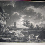 (Fishermen in a landscape)
