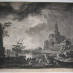 (Ship in a bay)