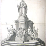 The Statue of Her Majesty &c. Erected at the West End of St. Paul’s Ann. 1713.