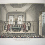 The Microcosm of London. Lottery Drawing, Cooper’s Hall