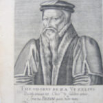 (Portraits of the Protestant Reformers)  Theodorus Beza Vezelius.