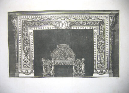 Giovanni Battista Piranesi Prints - Plate 17 Diverse Maniere d’adornare I cammini ed ogni altra parte degli edifizi desunte dall’architettura Egizzia, Etrusca,