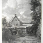A cottage in a cornfield