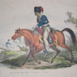 (A French Hussar on horseback)