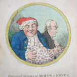 Eccentric Excursions or, Literary & Pictorial Sketches of Countenance, Character & Country in different parts of England & South Wales.  Frontispiece. Contrasted Sketches of Mirth & Ennui.