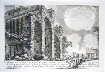Antiquita Romana. Avanzo del Castello dell’Acqua Claudia - Giovanni Battista Piranesi Prints