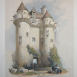 Grand Gateway of Falkland Palace, From Scotland Delineated