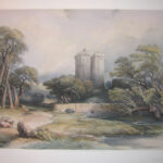 Glamis Castle.  From Scotland Delineated
