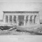 View of the Temple of Isis or Tentyra at Denderah