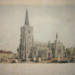 South West View of St. Marys Church, Ware. Restored from the Designs of Geo. Godwin Esqr. F. R. S.