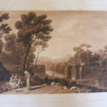 Landscape with a tambourine player