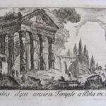 Restes d un ancien Temple a Pola en Istrie