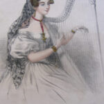 (A Lady plaing a Harp)