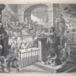 Paul Before Felix Burlesqued. Design’d & Etch’d in the ridículos manner of Rembrandt
