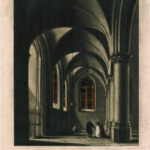(Transparency of a church interior)