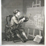 William Hogarth Painting the Comic Muse