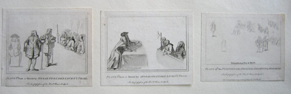 William Hogarth - Sketches by Hogarth of Lord Lovet's Trial