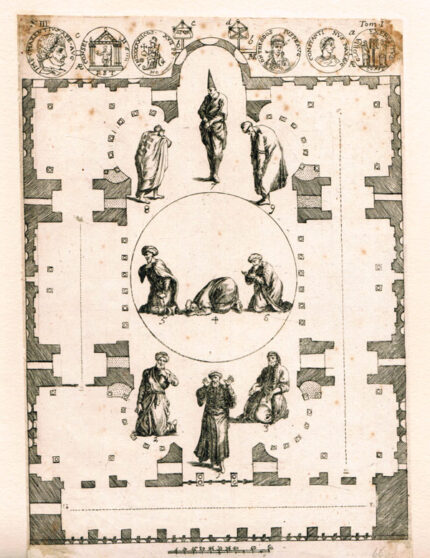 Attributed to Hogarth - Plan of a Mosque