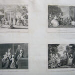 William Hogarth - Four small Family Group portraits