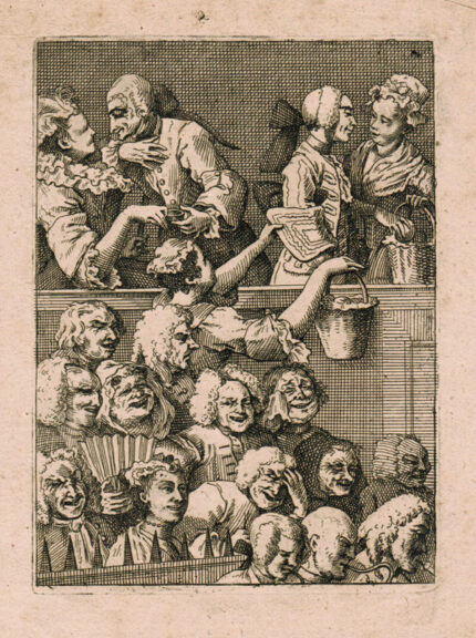 William Hogarth Prints - The Laughing Audience.