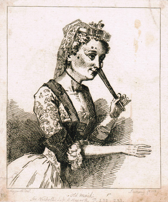 William Hogarth - Old Maid