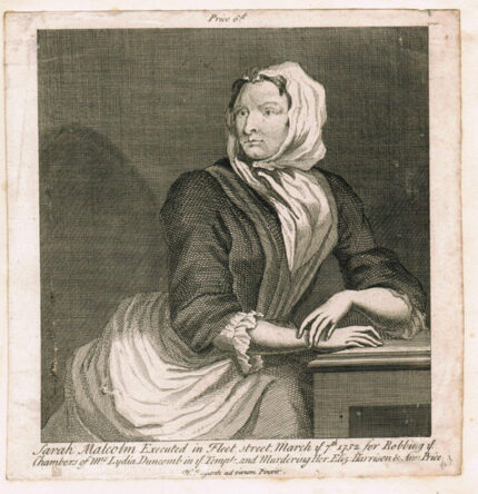 After William Hogarth - Sarah Malcolm