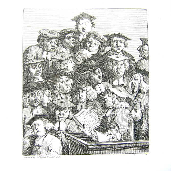 William Hogarth Scholars at a Lecture.