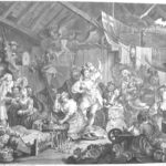 William Hogarth - Strolling Actresses Dressing in a Barn