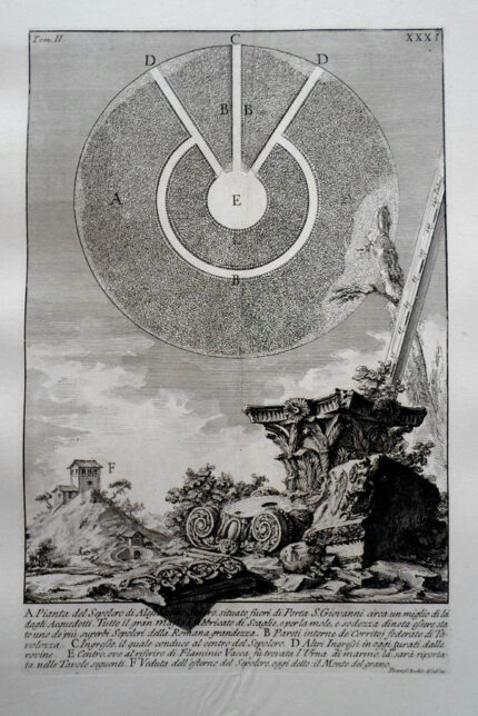 Antichita Romana Tom II P XXXI - Giovanni Battista Piranesi Prints
