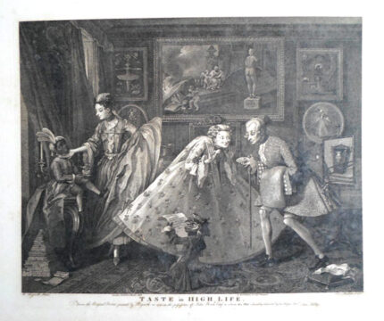 William Hogarth Taste in High Life