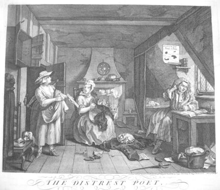 William Hogarth - The Distrest Poet