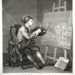 William Hogarth Painting the Comic Muse