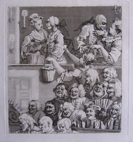 William Hogarth Prints - The Laughing Audience.