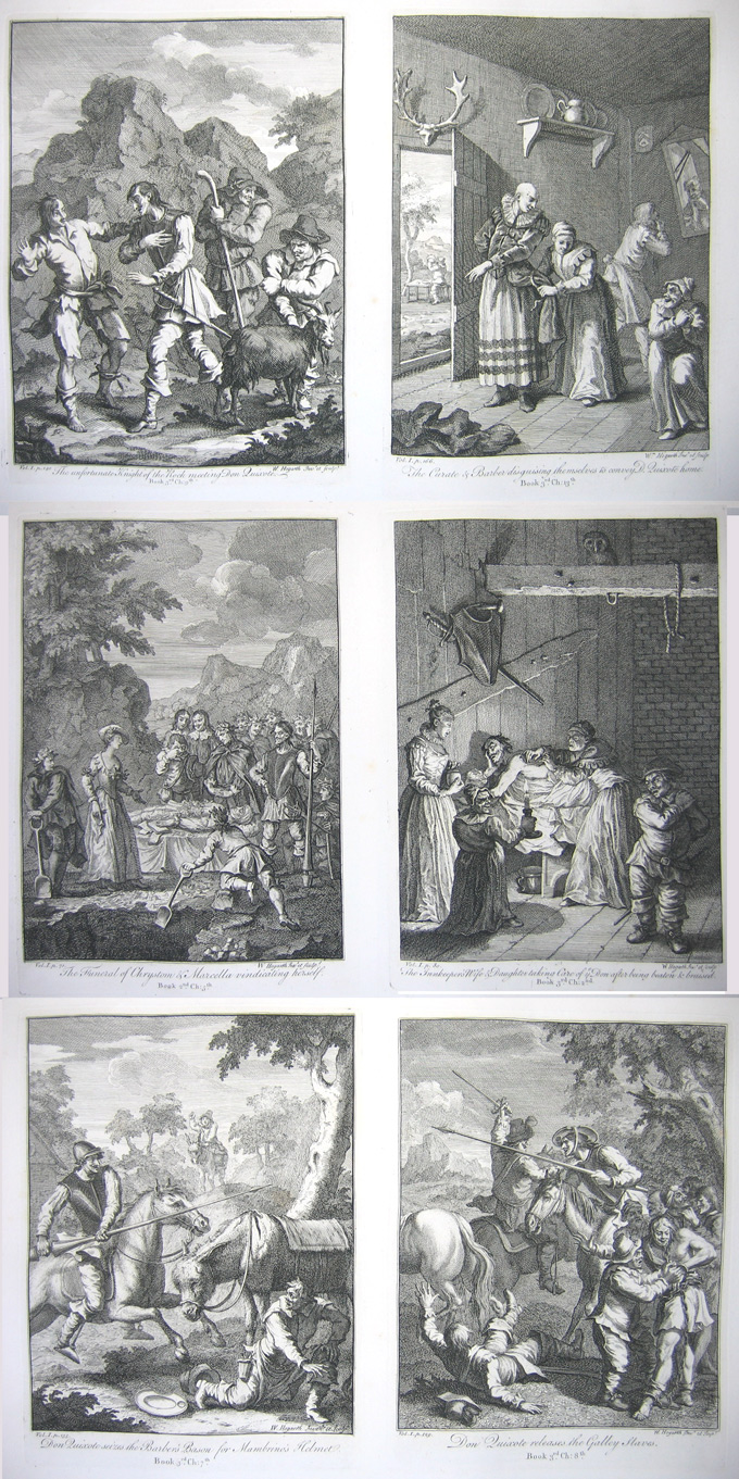 Six Illustrations for Don Quixote