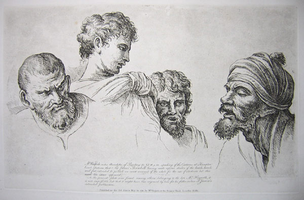Four Heads from the Raphael Cartoons