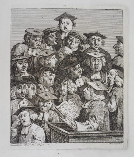 William Hogarth Scholars at a Lecture.