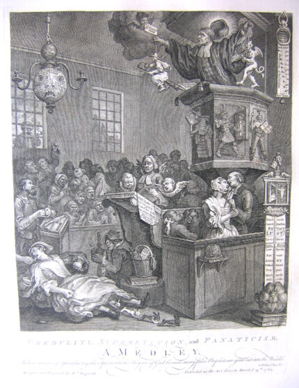 William Hogarth Prints - Credulity, Superstition and Fanaticism. A Medley.