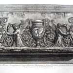 Vasi, Candelabri. Marble relief in the Aldobrandini Gardens near Naples. Wilton Ely 893