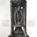 Giovanni Battista Piranesi Prints - Vasi, Candelabri. Marble Tripod found at Ostia by Gavin Hamilton in 1775l. Wilton Ely 947