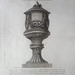 Giovanni Battista Piranesi Prints - Vasi, Candelabri, Cippi, Sarcofagi, Tripodi, Lucerne, Ed Ornamenti Antichi Disegn. Cinerary urn. Wilton Ely 997
